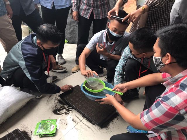 UJI KOMPETENSI PSKK 2021 SKEMA PENANGKARAN BIBIT SAYURAN DI TUK P4S TANI MAKMUR